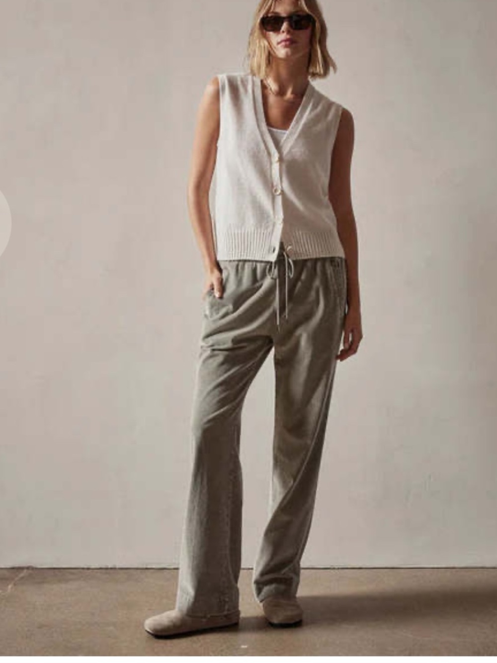 James perse wide wale soft corduroy pants